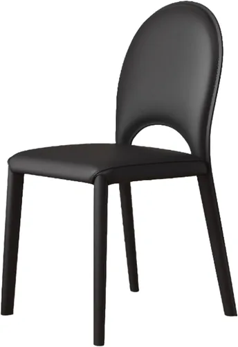 Juego de sillas de comedor, sillas de comedor modernas, silla de cocina tapizada con patas de metal, asiento lateral de habitación pequeña sin