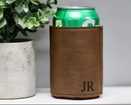 Miniatura 5 de Enfriador de latas para padrinos de boda, regalos personalizados para padrinos de boda, enfriador de latas grabado, soporte para latas de cerveza