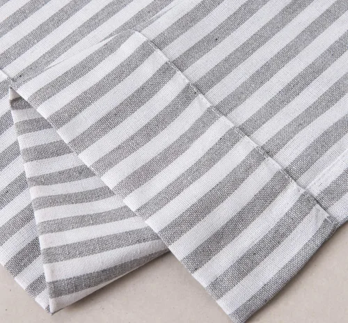 Miniatura 6 de Cortinas texturizadas a rayas con patrón de rayas para ventana reductora de luz para sala de estar, dormitorio, cocina, cenefa con bolsillo