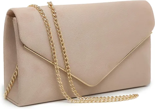 Miniatura 2 de Bolsos de mano Dasein para mujer, de ante sintética, para noche, formales para fiestas, bodas, cócteles, graduación