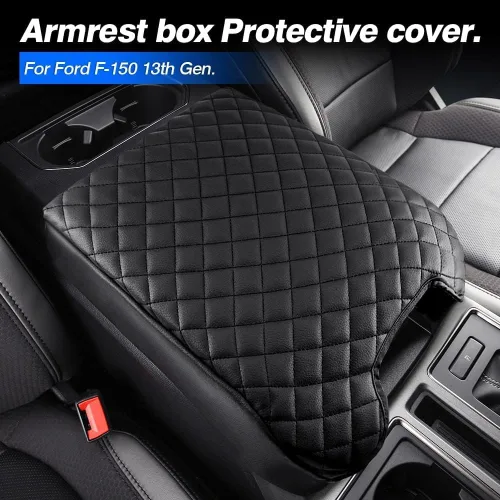 Miniatura 3 de Autorder - Funda para la consola central para Ford F150 2015-2020 / F250 F350 F450 2017-2022 / Expedition 2018-2024 Accesorios para reposabrazos