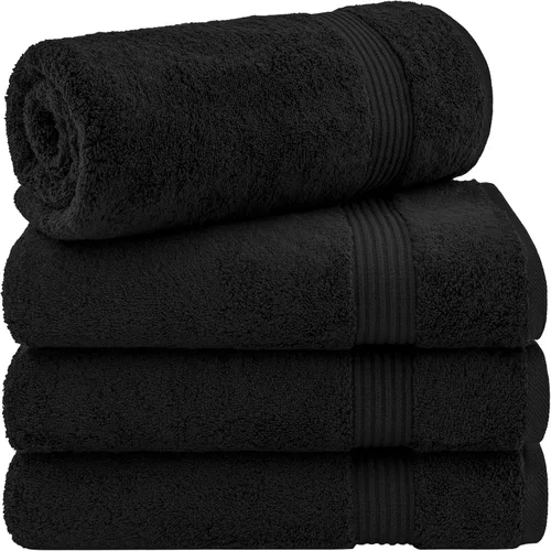 Miniatura 127 de Cotton Paradise 4 piezas de toallas turcas para baño, juego de toallas extra grandes suaves y afelpadas para baño, color beige