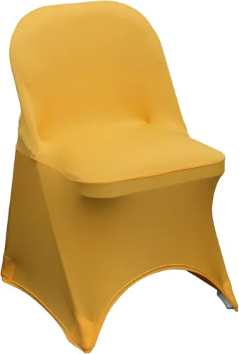 Miniatura 8 de YOUR CHAIR COVERS - Funda para silla plegable de elastano azul claro - Funda de cojín tapizada plegable elástica ajustable extraíble lavable