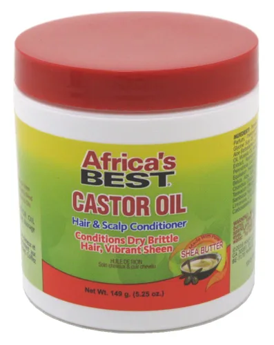 Africa's Best Aceite de ricino acondicionador para el cuero cabelludo, 5.25 onzas (1-7502-07-1200)