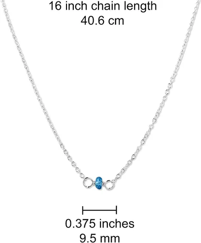 Miniatura 137 de Gargantilla de piedra natal – Regalo de cumpleaños, regalo para niña, mujer, amiga, hija, esposa, mamá, ella, joyas de piedras preciosas para uso