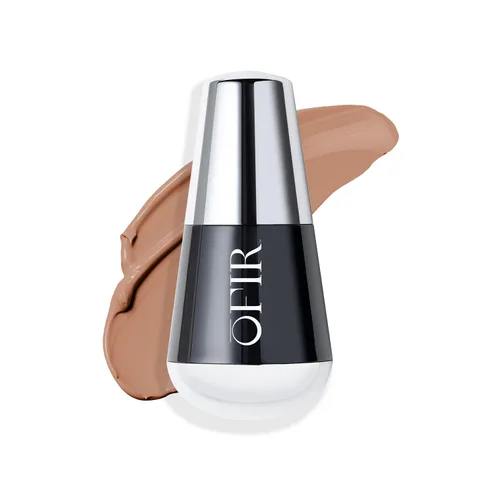 OFIR Skin Satin - Base de maquillaje de cobertura media, maquillaje ligero con fórmula vegana, protección contra la luz azul y no se arruga para un