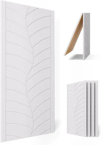 Miniatura 17 de Paneles Acústicos Hexagonales Autoadhesivos para Pared, Paquete de 12 Baldosas Absorbentes de Sonido para Paredes y Puertas, Panel Interior Negro
