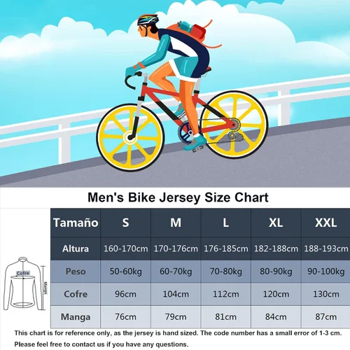 Miniatura 7 de Camisas de ciclismo de manga larga con bolsillos reflectantes cremallera completa MTB bicicleta desgaste