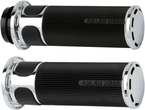 Miniatura 5 de Arlen Ness Fusion Series Slot Track Cable Style Grips para Harley Davidson 1984