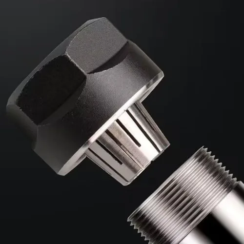 Miniatura 5 de ER16 Juego de tuercas de resorte – Mandriles de pinza ER de alta precisión (1/8", "1/4") con tuercas de sujeción para máquina de grabado CNC