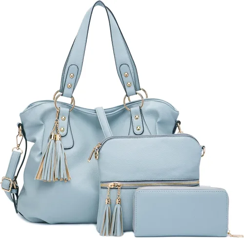 Miniatura 7 de Juego de carteras y carteras para mujer, bolso grande con cartera, 3