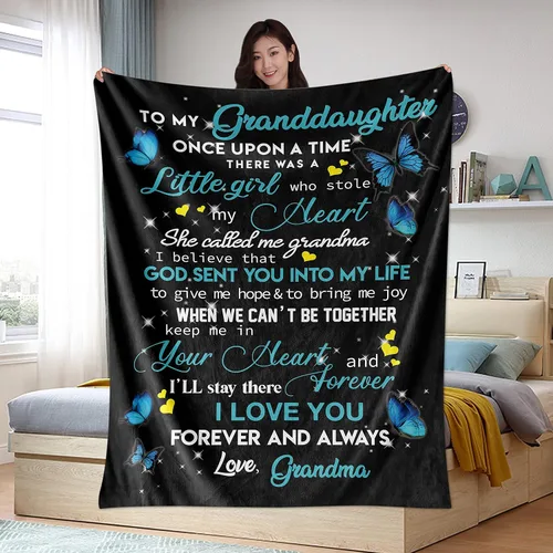 WSYEAR Regalos para novio, regalo de cumpleaños para novio, manta con texto en inglés "I Love You", regalos para él, aniversario, Navidad, Día del