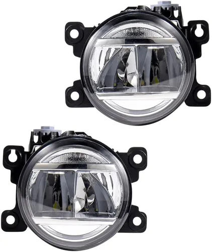 Miniatura 7 de Luces antiniebla LED de 3000 lm con lente transparente izquierda y derecha compatibles con Acura TLX Honda Accord Civic CRZ Fit HRV Odyssey Passport
