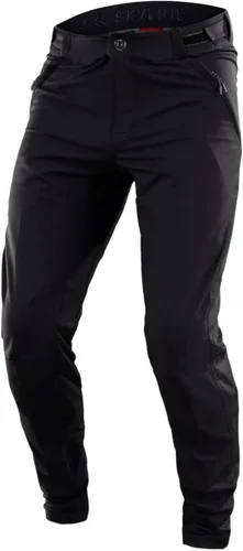Troy Lee Designs Pantalones de ciclismo de montaña, ciclismo y ciclismo para hombre, pantalón Skyline, Negro -