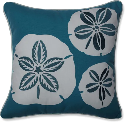 Miniatura 6 de Pillow Perfect Almohada Calvin The Crab para exteriores/interiores, 16.5 x 16.5 pulgadas, naranja