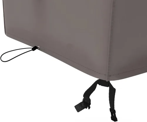 Miniatura 3 de Atyard Cubierta cuadrada para fogata de gas, 32 pulgadas de largo x 32 pulgadas de ancho x 24 pulgadas de alto, impermeable, resistente al viento