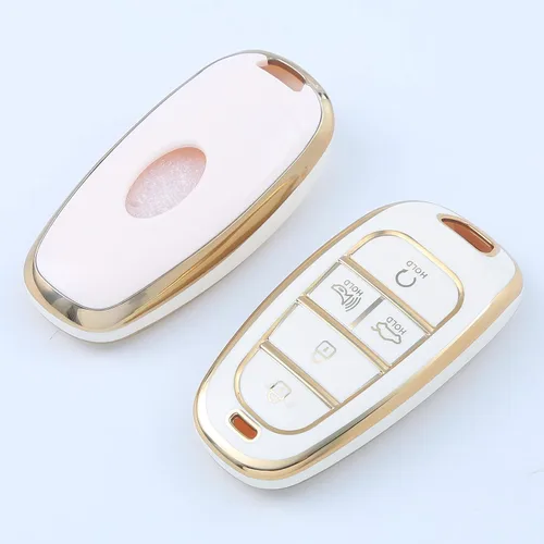 Miniatura 3 de Funda para llavero Hyundai, compatible con Hyundai Santa Fe Palisade Kona Elantra GT Veloster 2019, 2020, 2021, 2022, Hyundai Santa Fe, Palisade