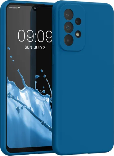 Miniatura 213 de kwmobile Funda Compatible con Samsung Galaxy A14 5G - Funda de teléfono de TPU y silicona con acabado suave - Verde Lima