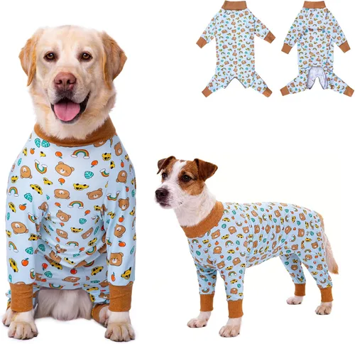 Miniatura 11 de Traje de recuperación para perros después de la cirugía para hembras y machos, camiseta de castración para perros de talla mediana y grande