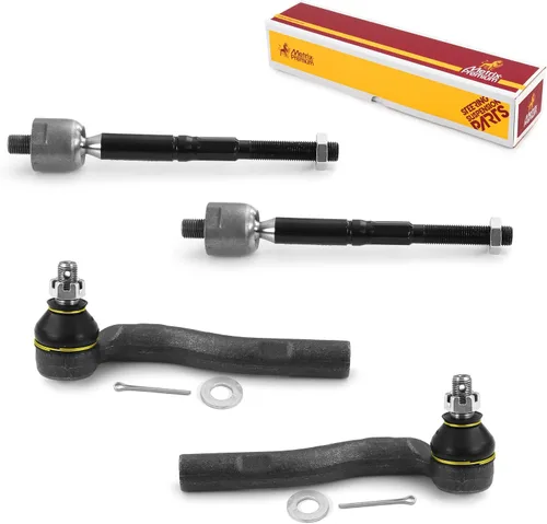 Miniatura 203 de Metrix Premium Chassis Parts - Juego de 4 barras de acoplamiento interior y exterior para Audi A3 15-16, Seat Leon 06-20 (México), 09-17 Volkswagen
