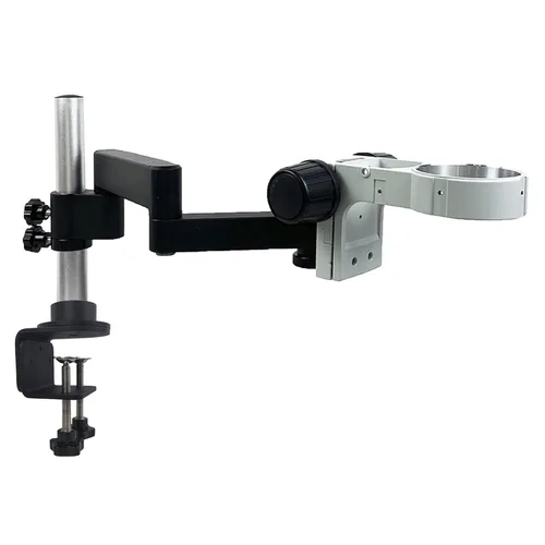 Miniatura 9 de Brazo giratorio universal articulado para microscopio, brazo de soporte para microscopio con abrazadera para microscopio profesional trinocular