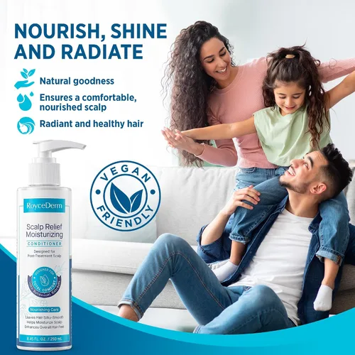 Miniatura 8 de Roycederm Acondicionador para Dermatitis Seborreica y Psoriasis: Tratamiento del Cuero Cabelludo para Foliculits, Psoriasis, Cuero Cabelludo Seco