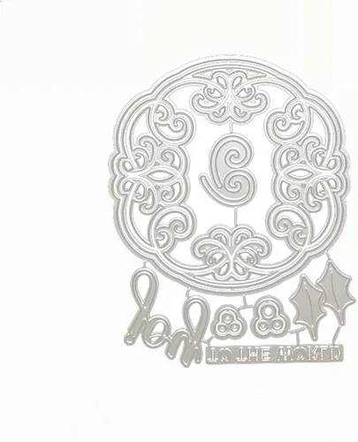 Miniatura 5 de Troqueles de metal de Navidad al mundo para hacer tarjetas, plantillas de corte para álbumes de recortes, álbum de fotos, papel decorativo