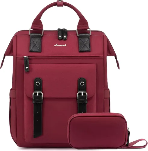 Miniatura 48 de LOVEVOOK - Mochila para laptop, para viaje de trabajo, bolso de enfermera, profesor, médico, viajero, para computadora de negocios, mochila