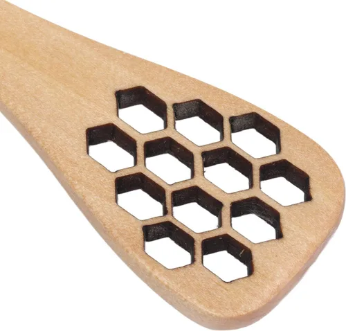 Miniatura 9 de Juego de 3 cucharas de miel, cucharas de miel talladas de madera, cucharas para mezclar y servir miel, ideal para el hogar, cocina y restaurante