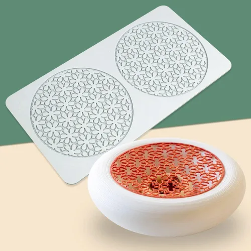 Miniatura 7 de Molde de silicona de hojas huecas para caramelo de chocolate 3D, molde de caramelo de hojas huecas para alimentos, decoración de comidas, molde