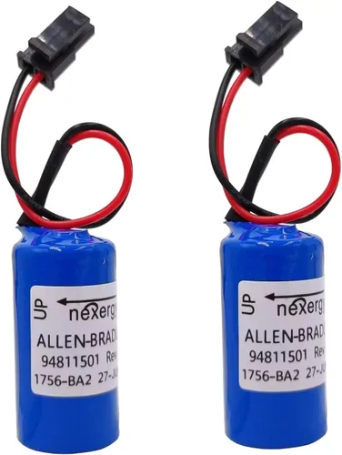 Miniatura 5 de Paquete de 2 baterías de repuesto para Allen Bradley 1756-BA2 BR2/3A-AB 1745-B1