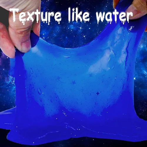 Miniatura 3 de 24 paquetes de slime azul de la galaxia estrellada, recuerdo de fiesta para niños, niñas y niños, antiadherente, alivio del estrés y la ansiedad