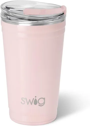 Miniatura 34 de Swig Life - Vaso aislante de 22 onzas, vaso de viaje para café con tapa, taza de viaje para café apta para portavasos, acero inoxidable (Aqua)