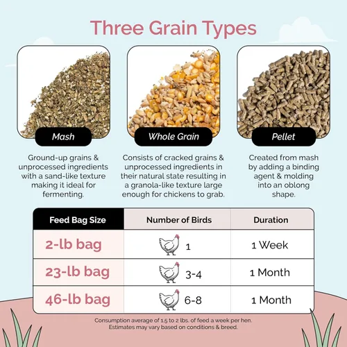 Miniatura 7 de Mile Four Alimento Orgánico para Pollos – Puré de Ponedoras, Sin OGM, Cultivado en EE.UU., 16% Proteína, Sin Maíz, Sin Soja, Alimento No Medicado