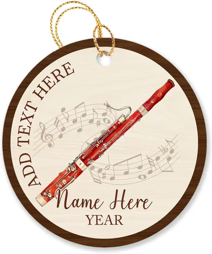 Miniatura 31 de Adorno de Navidad personalizado de acordeonista que toca acordeón, nombre personalizado y año, adorno de Navidad para acordeonista, instrumento