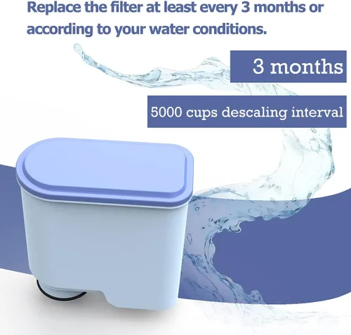 Miniatura 4 de Filtro de café compatible con Philips AquaClean,CA6903 Aqua Clean Filtro de agua para máquinas de café totalmente automáticas, agua dedicada a