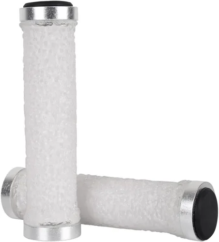 Miniatura 10 de Empuñaduras de manillar de bicicleta, 1 par de empuñaduras ergonómicas para manillar de bicicleta, agarre universal de doble bloqueo para manillar