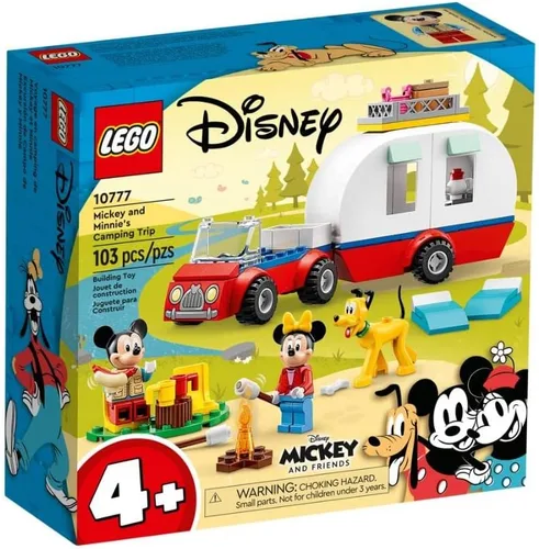 Miniatura 3 de LEGO Disney Mickey Mouse y Minnie Mouse 10777 - Juguete de construcción con furgoneta, coche y figura de Pluto, para niños de 4 años