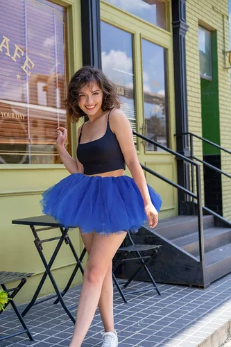 Miniatura 6 de Simplicity - Falda tipo tutú clásica de 5 capas para mujer