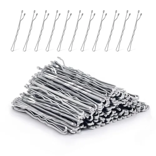 Miniatura 9 de MORGLES 120 horquillas jumbo Bobby para mujeres y niñas, pasadores grandes negros de 2.75 pulgadas con caja