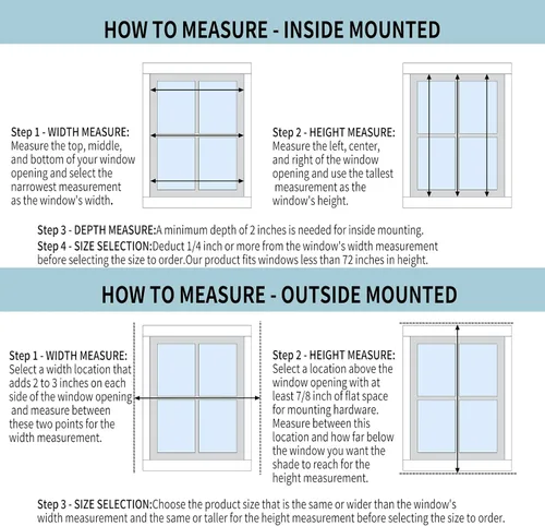 Miniatura 7 de Sunoff Persianas Enrollables Opacas sin Cordón para Ventanas de Bajar Persianas de Puerta Oscurecedoras de Habitación con Aislamiento Térmico