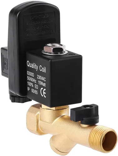 Miniatura 2 de Válvula de drenaje automática Válvula de drenaje temporizada electrónica G1/2 DN15 para la CA 230V de la gestión del condensado del compresor de aire