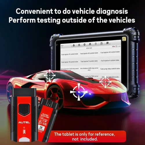 Miniatura 4 de Autel MaxiVCI VCI200 OBDII Conector, Interfaz de Comunicación Vehicular Bluetooth Interfaz de Diagnóstico Integral DoIP CAN FD Funciona con BT508