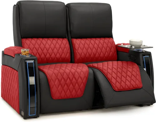 Miniatura 115 de Seatcraft Apex Zero-Gravity CoolZero - Asiento de cine en casa de cuero italiano, reposacabezas eléctrico, lumbar eléctrico, reclinable eléctrico