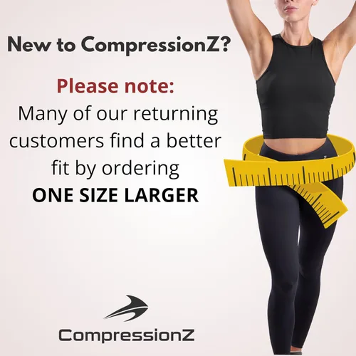 Miniatura 2 de CompressionZ - Leggings de compresión de cintura alta para mujer, para hacer yoga, correr, ir al gimnasio, fitness y entrenar a diario, pantalones