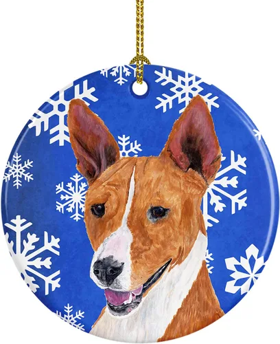 Miniatura 111 de Caroline's Treasures Cavalier Spaniel - Adorno de cerámica para colgar en el árbol de Navidad, para el hogar, Navidad, fiestas, regalo, 3 pulgadas
