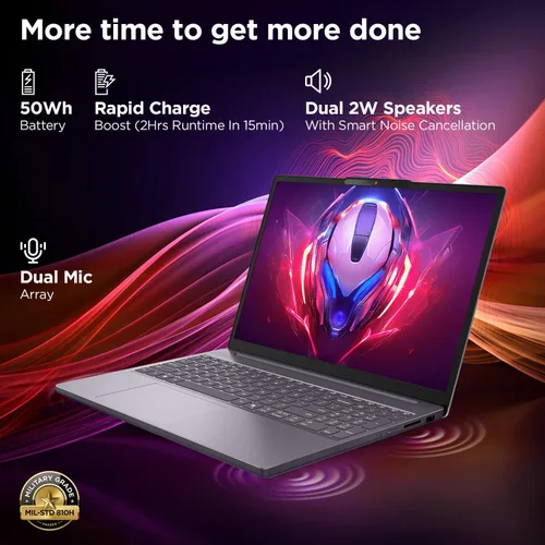 Miniatura 4 de Lenovo Portátil para juegos, AMD 6 núcleos Ryzen 5 7535HS, 16 GB DDR5 RAM, 1 TB PCIe SSD, gráficos Radeon 660M, pantalla FHD IPS de 15 pulgadas, PC