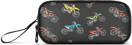 Miniatura 11 de Fisyme Estuche para lápices de texto con números negros de béisbol, caja de gran capacidad, organizador de papelería, bolsa personalizada