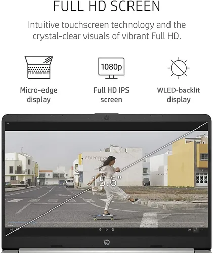 Miniatura 3 de HP Computadora portátil, pantalla táctil Full HD de 15.6", Intel Core i7-1165G7, 16 GB de RAM, SSD PCIe de 1 TB, teclado retroiluminado, lector