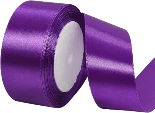 Miniatura 10 de Cinta de satén azul claro de 1-1/2 pulgadas x 25 yardas, cinta de tela de color sólido para envolver regalos, hacer lazos para el cabello, ramos